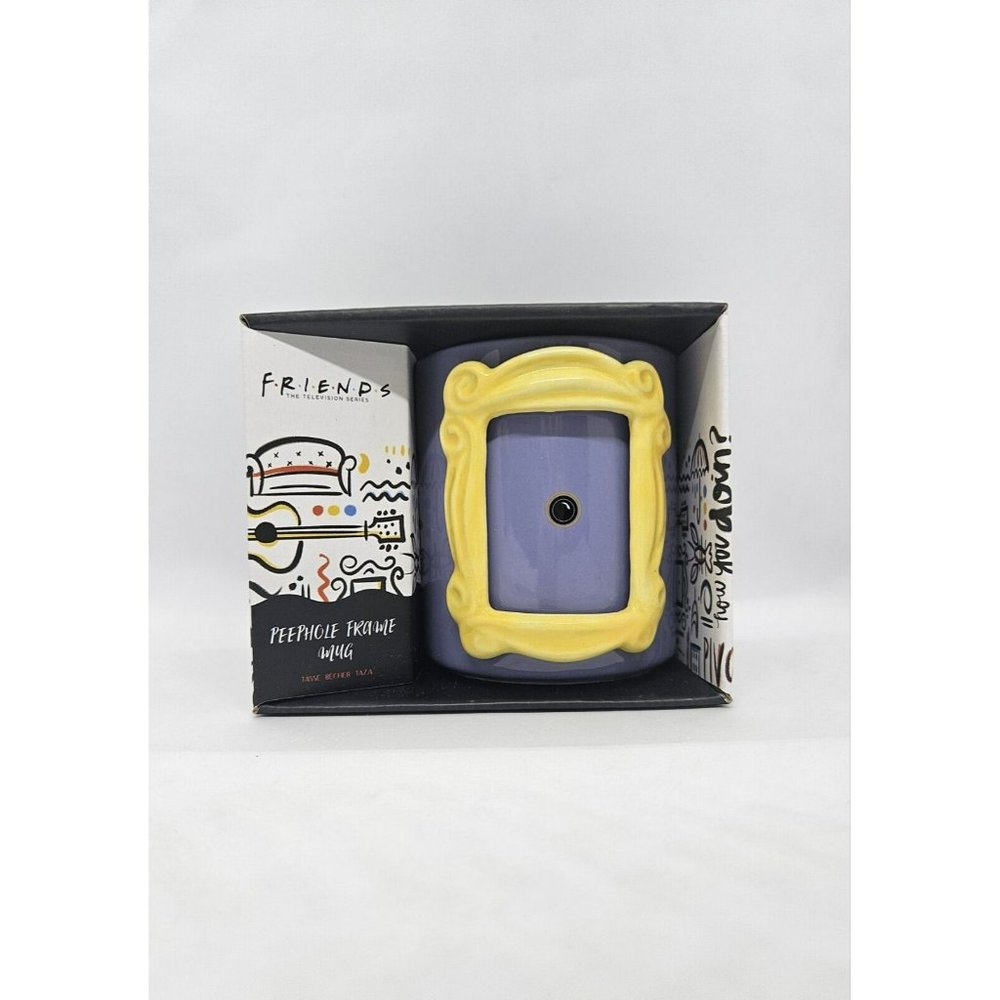 Purple Peephole Frame Friends Mug NEW